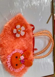 Small Cute Fuzzy Handbags For Kids( Set Of 3)