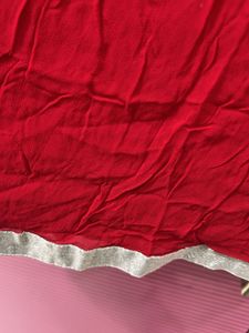 red georgette kurta