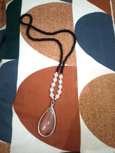 Bohemian Teardrop Crystal Necklace