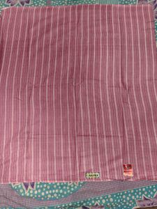 Elegant Pink &amp; Blue Cotton Suit set