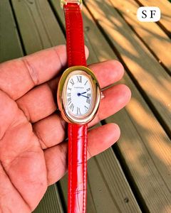 Elegant Oval Cartier Watch