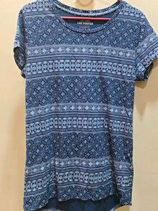 Lee Cooper Blue Printed T-Shirt