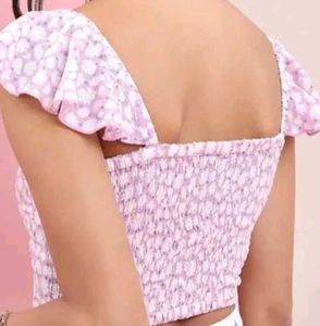 Floral Ruffle Top