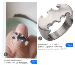 Brand new Batman Symbol Ring