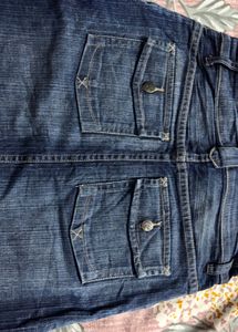 Classic Blue Denim Skirt