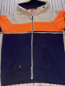 Colorblock Zip-Up Hoodie