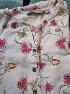 Floral Print Kurta