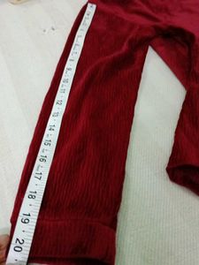 Red Velvet High-Low Top