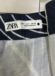 Stylish Blue &amp; White wrap around dress
