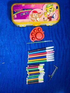 Artistic Pencil Box with Markers combo