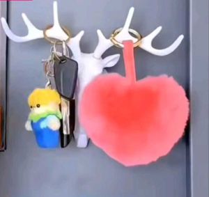 Decorative Deer Head Wall Mount Hook