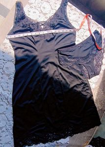 Lace Trim Slip Dress