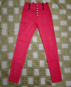 Vibrant Pink High-Waisted Pants