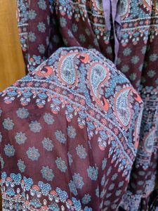 Semi Sheer Paisley Printed Dress 🐗