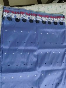 Saree with ready blouse fully new