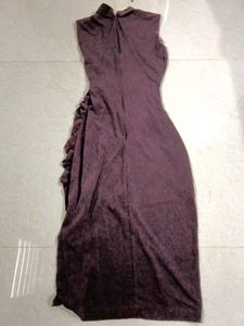 Elegant Ruched Midi Dress