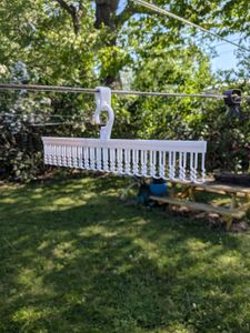 White Socks Drying Hanger
