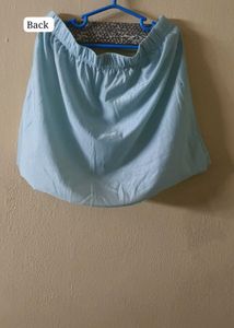 Light Blue Skater Skirt