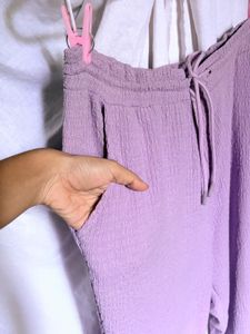 Ginger by Lifestyle Lavender Textured Joggers