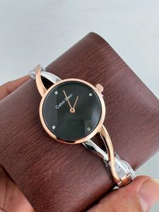 Calvin Klein Two-Tone Bangle Watch