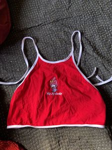 My Melody Red Halter Top