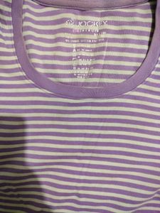 3/4th Sleeve Striped Tshirt, Size S, Brand Jockey, Soft and Comfortable Fabric