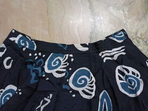 Abstract Doodle Print Skirt &amp; Crop Top Co-ord Set