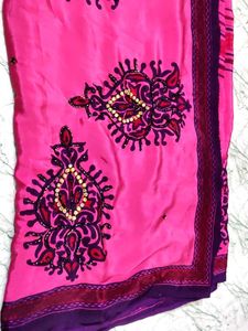 crepe silk saree soft fabric stone work