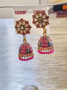 Combo Of 5 Colourful Jhumkas