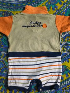 a cute mickey mouse romper
