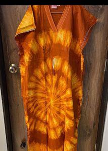 Tie-Dye Print Nightgown