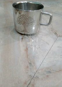 2 Layer Printed Steel Tea Cup Pack Of 6