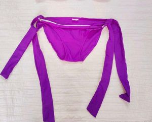 Black Tie-Side Bikini Bottom set of 4