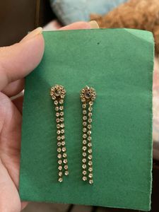 Sparkling Drop Earrings