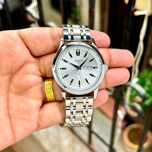 TISSOT CLASSIC DAY-DATE – Champagne white Dial wit