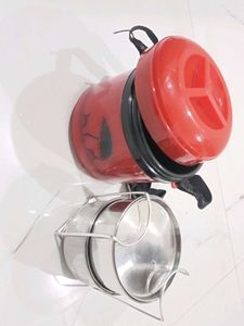 Red Stackable Tiffin Carrier