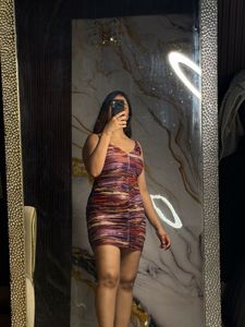Ruched Bodycon Mini Dress