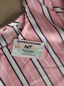 One-piece pink Line DRESS