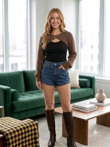 Chic Brown Bolero