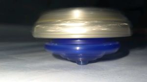 Rago Metal Diablo Nemesis beyblade with launcher