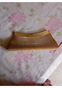 Elegant Gold Clutch Bag