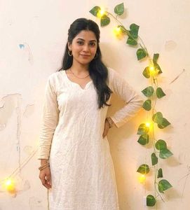 Elegant White Chikankari Kurta