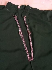 Chic Black Button-Down bhurka for donation