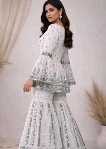 White Embellished Top