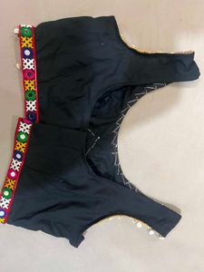 Designer Black Embroidered Blouse