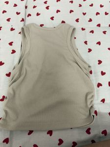 Ribbed Ruched Tank Top