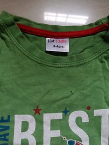 Kids Blue and green T-Shirts combo