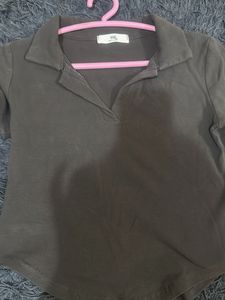 HE Casual Gray Short Sleeve T-Shirt