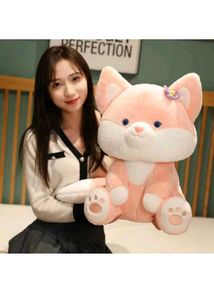 Cute Pink Fox Plush Toy.Y