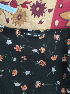 Cute Floral Print Top